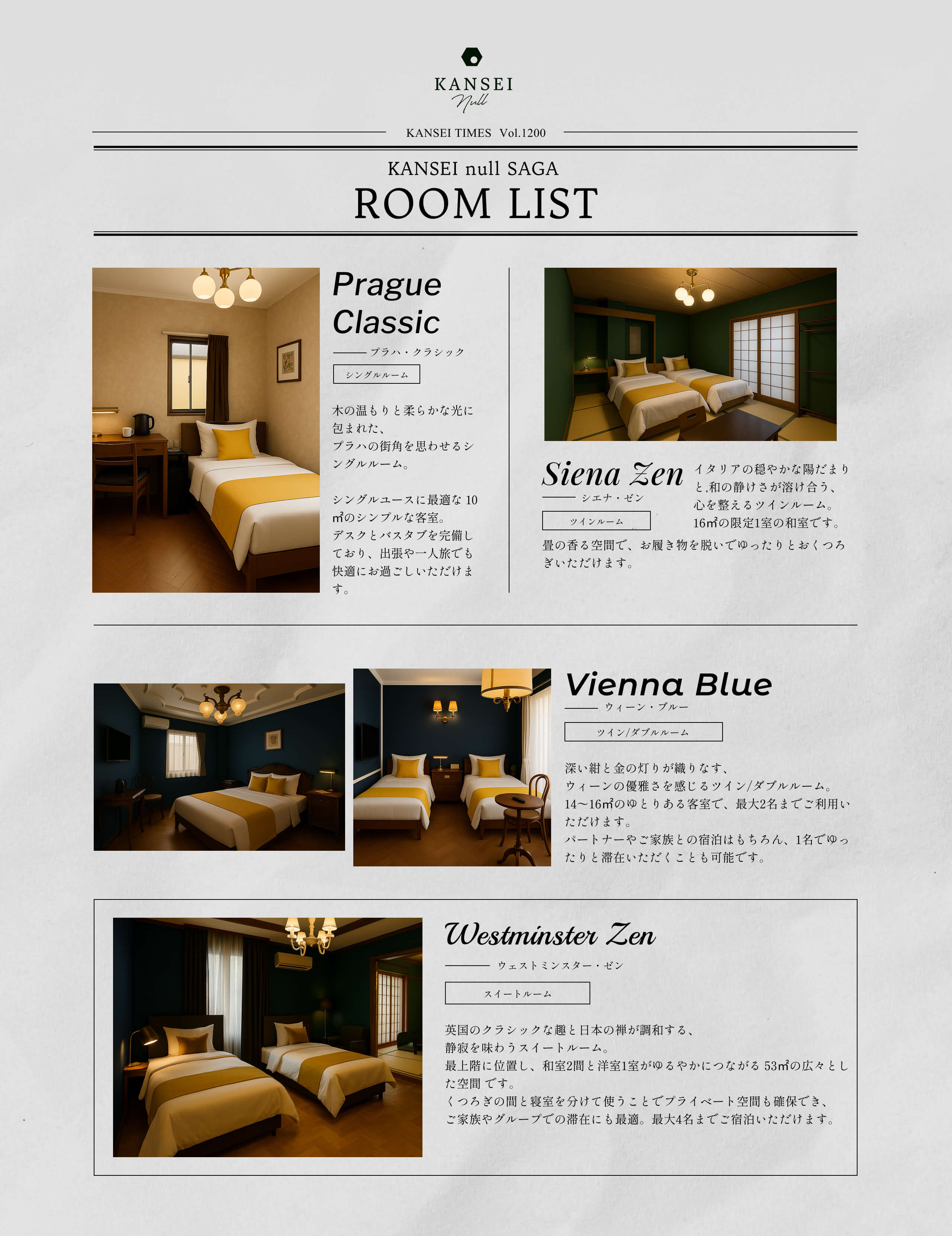 各部屋の説明画像