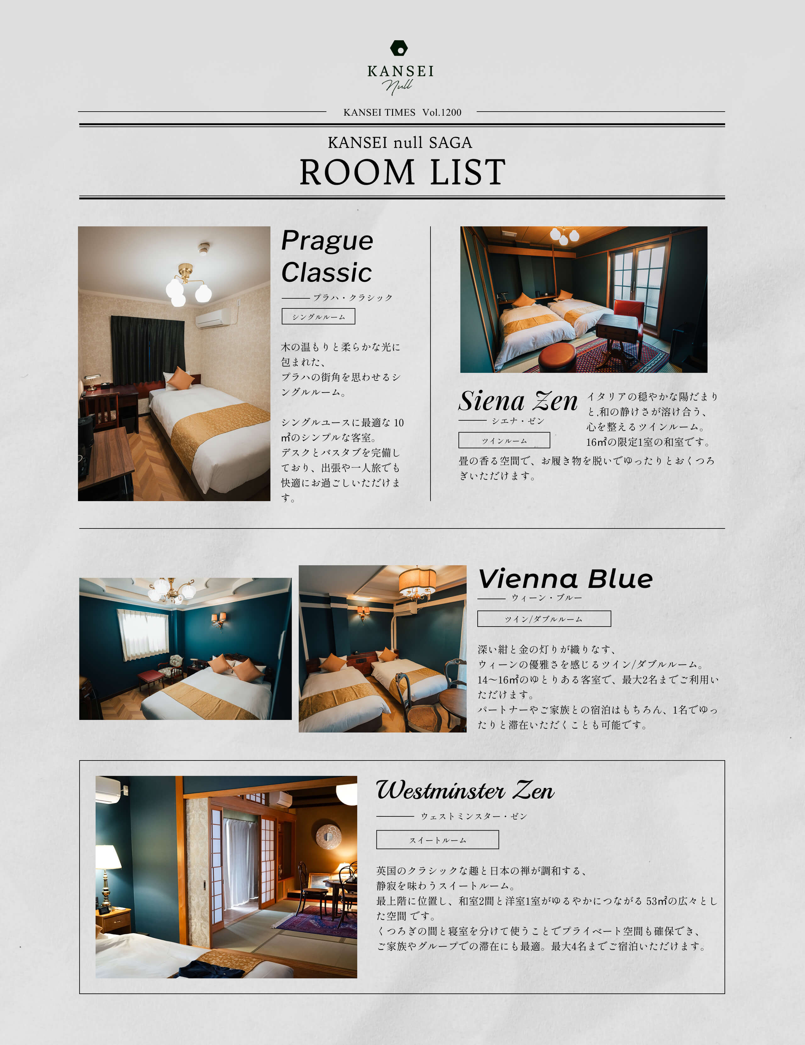 各部屋の説明画像