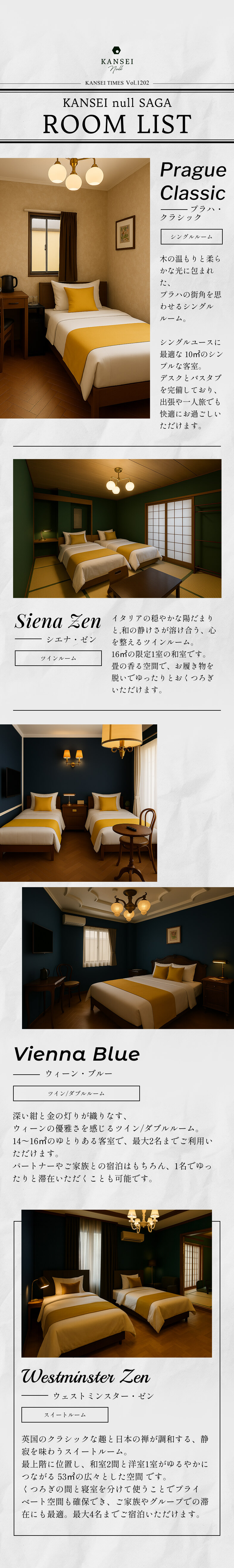 各部屋の説明画像